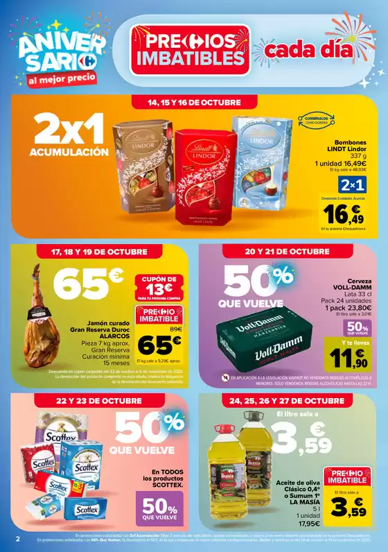 50% QUE VUELVE + 2ªUD. AL -50%