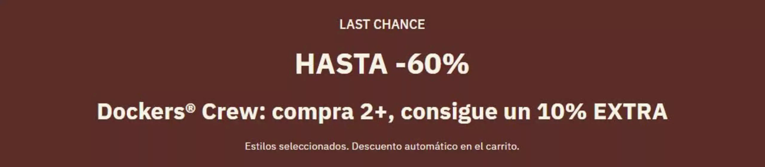 Catálogo Dockers en Las Palmas de Gran Canaria | Hasta -60% | 2025-10-09T00:00:00.000Z - 2025-10-23T00:00:00.000Z