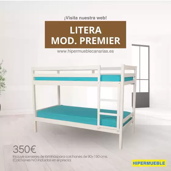 Catálogo HiperMueble Canarias en Alfafar | Litera Mod. Premier | 2025-10-10T00:00:00.000Z - 2025-10-17T00:00:00.000Z