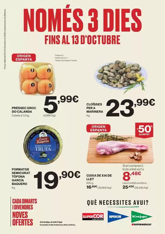 Catálogo El Corte Inglés en Ferrol | Només 3 Dies | 2025-10-10T00:00:00.000Z - 2025-10-13T00:00:00.000Z