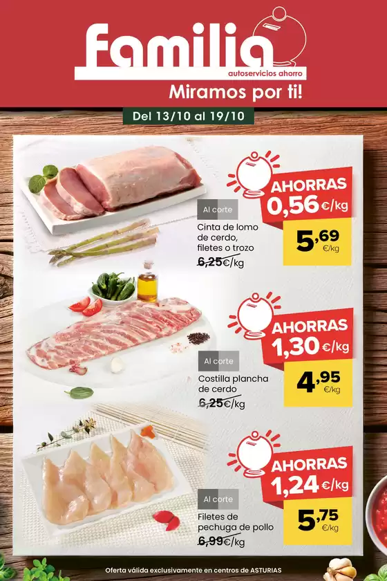 Catálogo Autoservicios Familia en Coirós | Comprometidos con el producto Asturiano | 2025-10-13T00:00:00.000Z - 2025-10-19T00:00:00.000Z