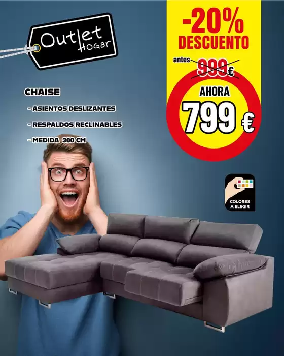 Catálogo Outlet Hogar en Cistérniga | -20% Descuento | 2025-10-13T00:00:00.000Z - 2025-10-19T00:00:00.000Z