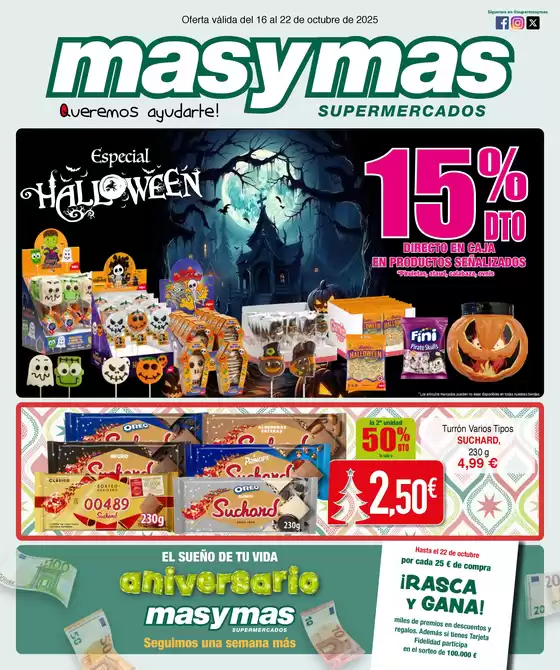 Catálogo Masymas en Osuna | Oferta válida del 16 al 22 de octubre de 2025 | 2025-10-16T00:00:00.000Z - 2025-10-22T00:00:00.000Z