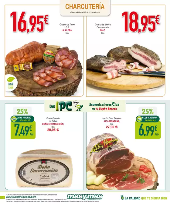 Oferta válida del 16 al 22 de octubre de 2025