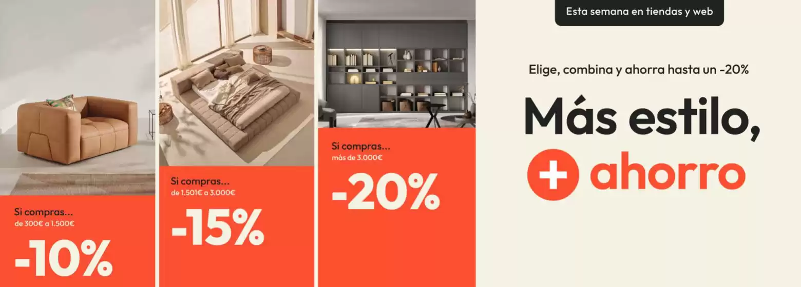 Catálogo Muebles La Fábrica en Cistérniga | Elige, combina y ahorra hasta un -20% | 2025-10-13T00:00:00.000Z - 2025-10-20T00:00:00.000Z