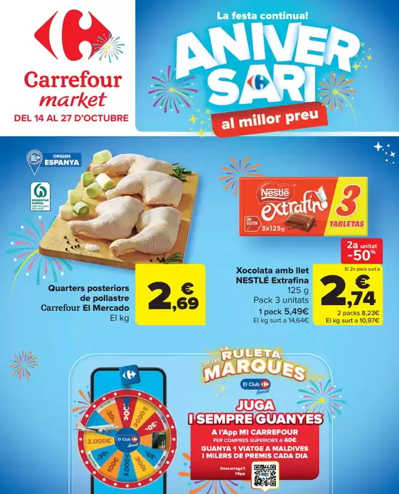 Catálogo Carrefour Market | Del 14 al 27 d'octubre | 2025-10-14T00:00:00.000Z - 2025-10-27T00:00:00.000Z