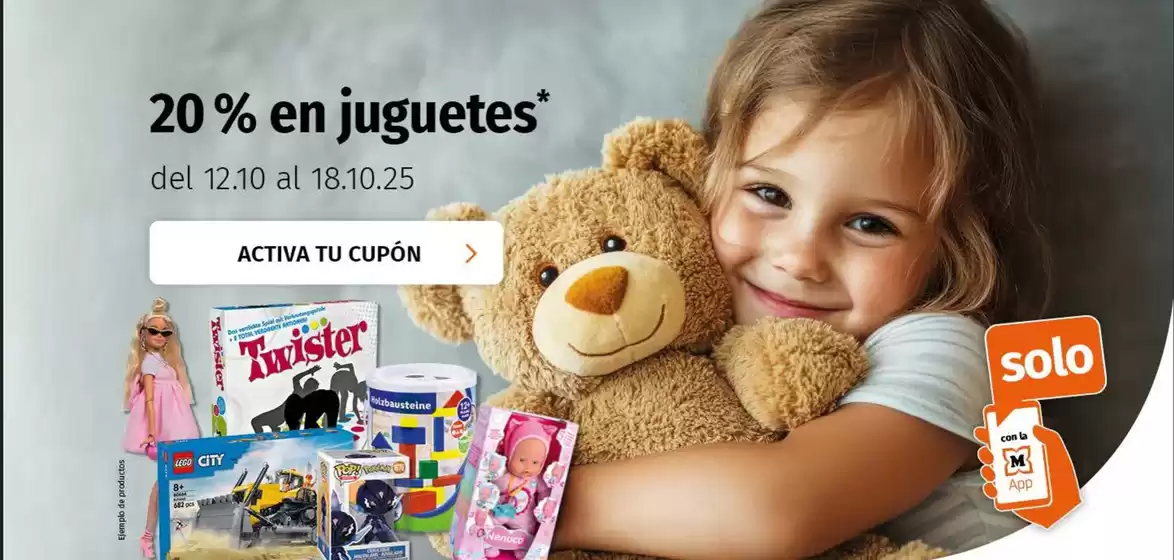 Catálogo Müller en Sant Esteve Sesrovires | 20% en juguetes | 2025-10-13T00:00:00.000Z - 2025-10-18T00:00:00.000Z