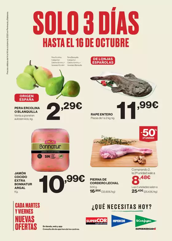 Catálogo Supercor en Cervelló | Solo 3 Días | 2025-10-14T00:00:00.000Z - 2025-10-16T00:00:00.000Z