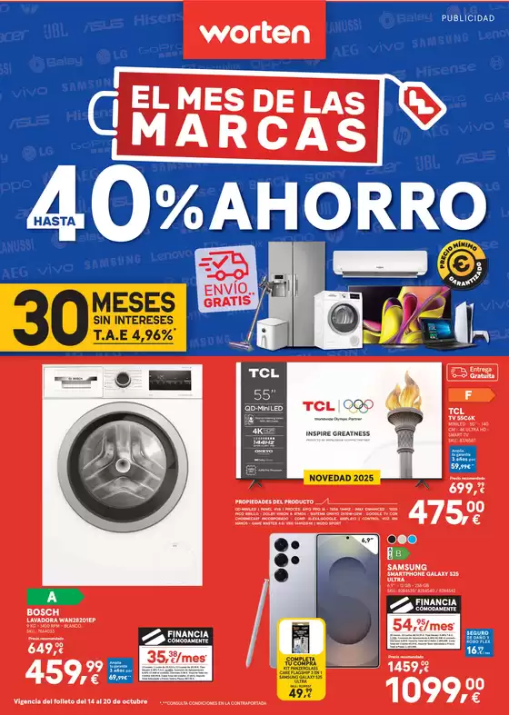 Catálogo Worten en Rafal | El Mes De Las Marcas | 2025-10-14T00:00:00.000Z - 2025-10-20T00:00:00.000Z