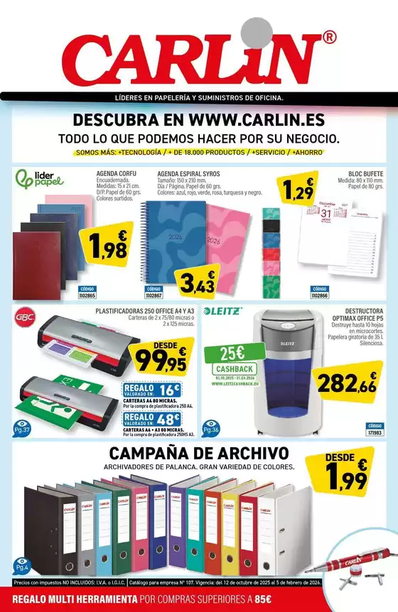 Catálogo Carlin en Salamanca | Del 12 de octubre de 2025 al 5 de febrero de 2026. | 2025-10-14T00:00:00.000Z - 2026-02-05T00:00:00.000Z