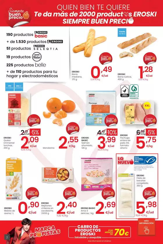 Precio más bajo EROSKI CENTER