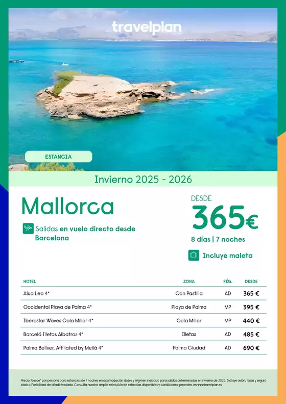 Catálogo Travelplan en Ourense | Travelplan Mallorca | 2025-10-14T00:00:00.000Z - 2026-01-31T00:00:00.000Z