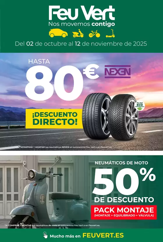 Catálogo Feu Vert en Noblejas | Nos movemos contigo | 2025-10-14T00:00:00.000Z - 2025-11-12T00:00:00.000Z