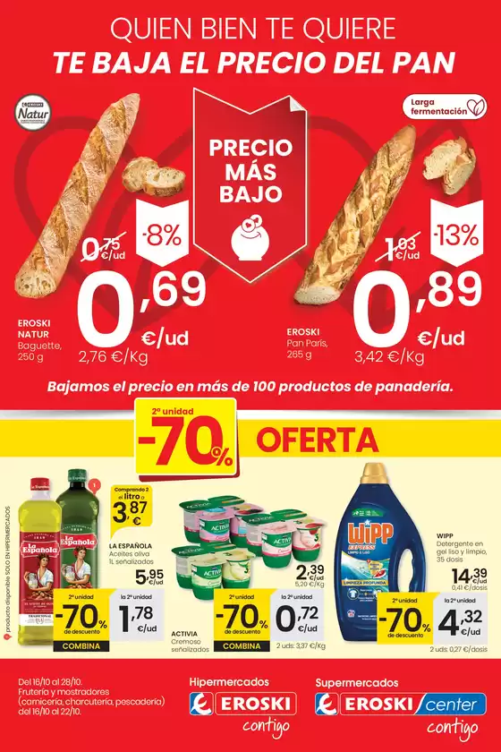 Catálogo Eroski en Portugalete | Precio más bajo EROSKI | 2025-10-16T00:00:00.000Z - 2025-10-28T00:00:00.000Z