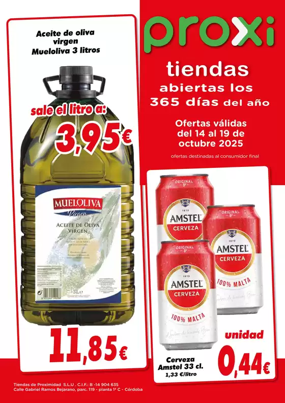 Catálogo Proxi en Pozoblanco | Ofertas válidas del 14 al 19 de octubre 2025 | 2025-10-14T00:00:00.000Z - 2025-10-19T00:00:00.000Z