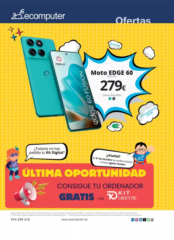 Catálogo Ecomputer en Llagostera | Oferta válida hasta el 25 de octubre de 2025 | 2025-10-14T00:00:00.000Z - 2025-10-25T00:00:00.000Z