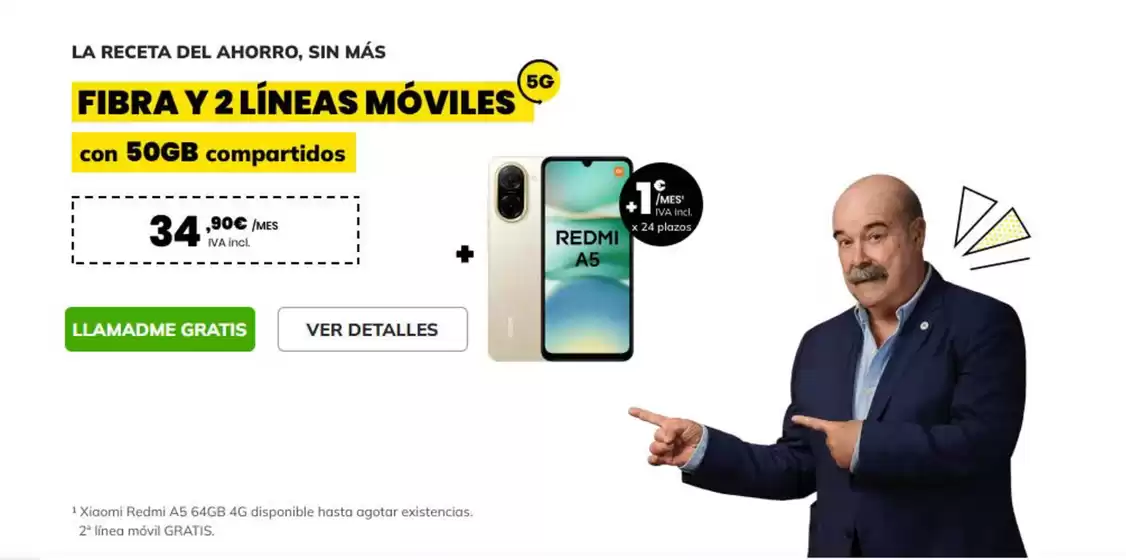 Catálogo MÁSmóvil en Llagostera | La Receta Del Ahorro, Sin Más | 2025-10-14T00:00:00.000Z - 2025-10-28T00:00:00.000Z