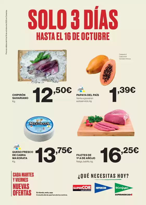Catálogo Hipercor en Massanassa | ¡Solo 3 días! | 2025-10-15T00:00:00.000Z - 2025-10-16T00:00:00.000Z