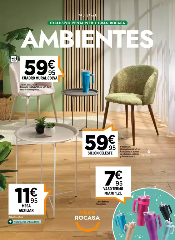 Catálogo Rocasa en Mondragón | Ambientes | 2025-10-15T00:00:00.000Z - 2025-10-31T00:00:00.000Z
