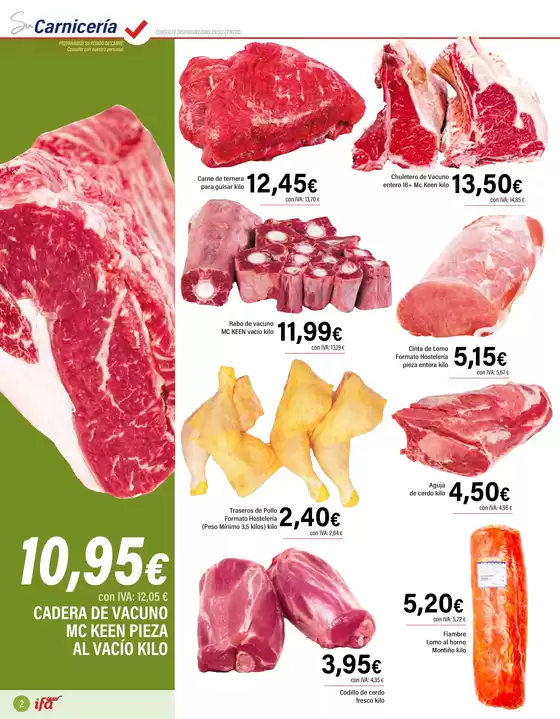 Precios válidos del 15 al 28 de octubre de 2025