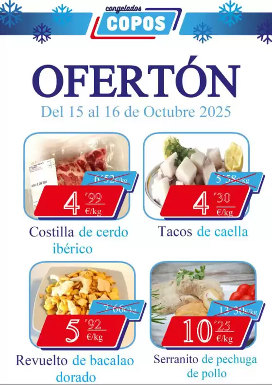 Catálogo Congelados Copos en Mayorga | Del 15 al 16 de Octubre 2025 | 2025-10-15T00:00:00.000Z - 2025-10-16T00:00:00.000Z