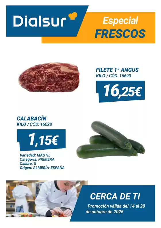 Catálogo Dialsur Cash & Carry en Massanassa | Especial Frescos | 2025-10-15T00:00:00.000Z - 2025-10-20T00:00:00.000Z