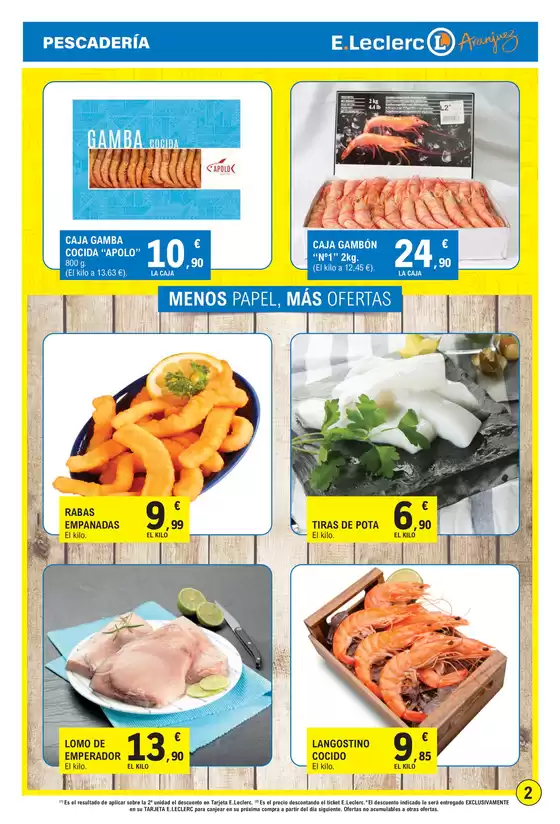 Menos papel Más ofertas
