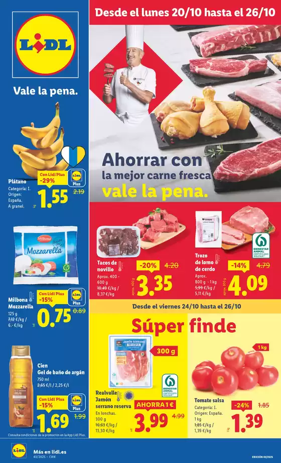 № 1 PRECIO - Ofertas válidas del 20/10 al 26/10