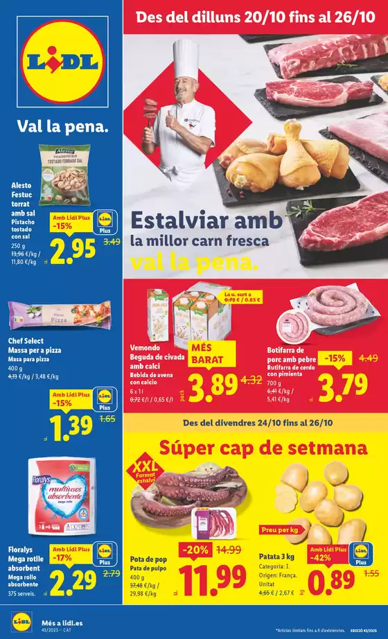№ 1 PRECIO - Ofertas válidas del 20/10 al 26/10