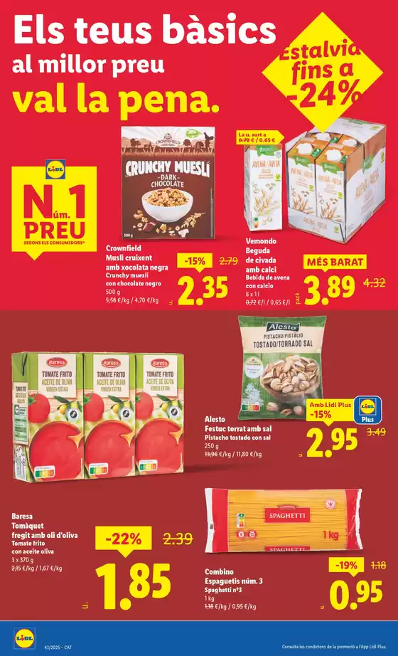 № 1 PRECIO - Ofertas válidas del 20/10 al 26/10