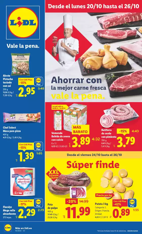 Catálogo Lidl en Barcelona | № 1 PRECIO - Ofertas válidas del 20/10 al 26/10 | 2025-10-20T00:00:00.000Z - 2025-10-26T00:00:00.000Z