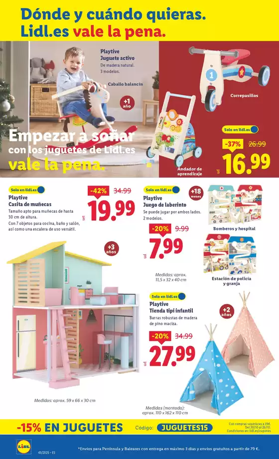 ¡Bazar Lidl! Ofertas válidas del 20/10 al 26/10