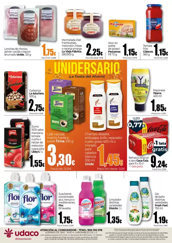 ¡La fiesta del ahorro! UDACO Canarias
