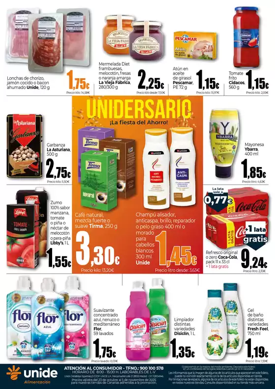 ¡La fiesta del ahorro! UNIDE Alimentación Canarias