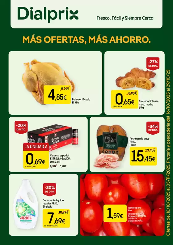 Catálogo Dialprix en Ciudad Real | Más Ofertas, Más Ahorro | 2025-10-16T00:00:00.000Z - 2025-11-05T00:00:00.000Z