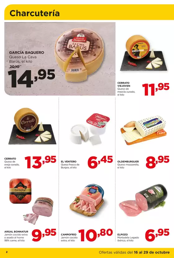 Ofertas válidas en Asturias 16 al 29 de octubre
