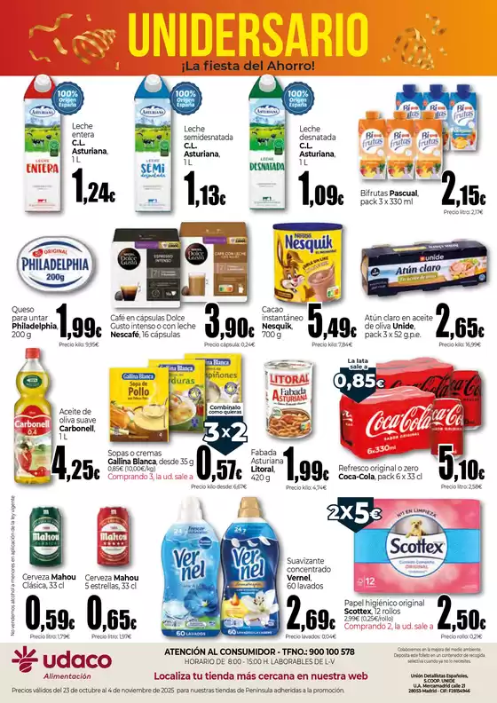 ¡La fiesta de ahorro! Udaco
