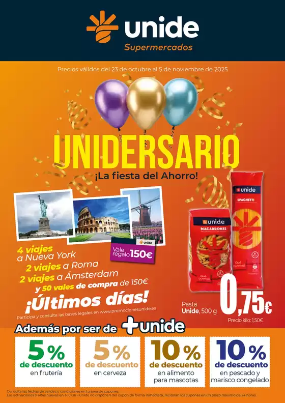 ¡La fiesta de ahorro! UNIDE Super