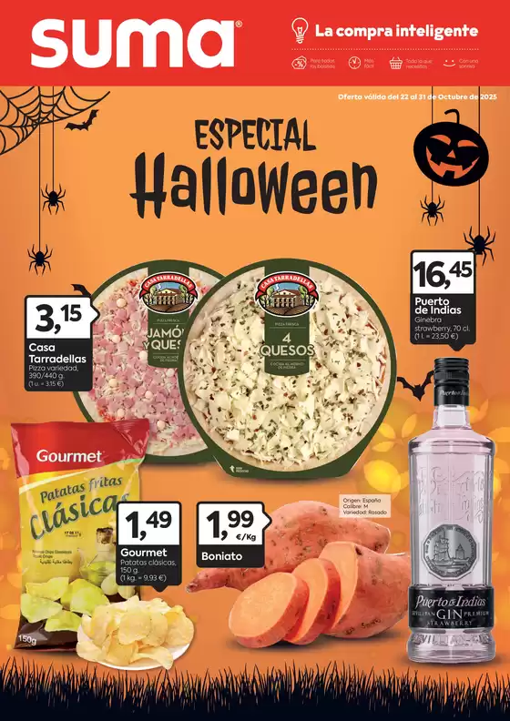 Catálogo Suma Supermercados en Bocairent | Especial Halloween | 2025-10-22T00:00:00.000Z - 2025-10-31T00:00:00.000Z
