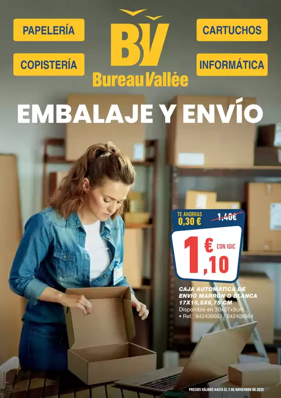 Catálogo Bureau Vallée en Barcelona | Embalaje Y Envío | 2025-10-16T00:00:00.000Z - 2025-11-02T00:00:00.000Z