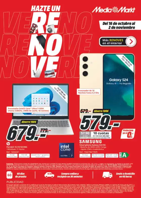 Catálogo MediaMarkt en Barcelona |  Hazte Un Renove | 2025-10-16T00:00:00.000Z - 2025-11-02T00:00:00.000Z