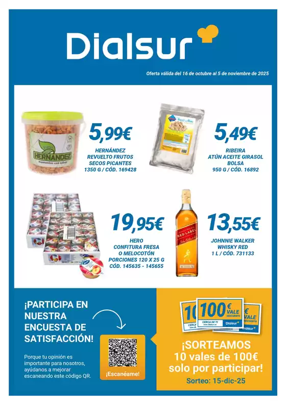 Catálogo Dialsur Cash & Carry en Quart de Poblet | Oferta válida del 16 de octubre al 5 de noviembre de 2025 | 2025-10-17T00:00:00.000Z - 2025-11-05T00:00:00.000Z