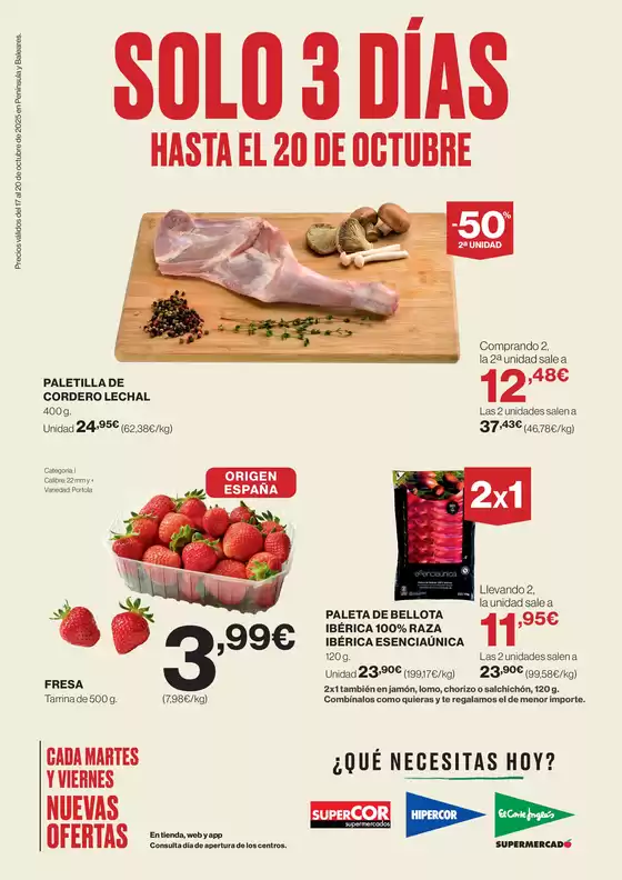 Catálogo El Corte Inglés en Palafolls | ¡Solo 3 días! | 2025-10-17T00:00:00.000Z - 2025-10-20T00:00:00.000Z