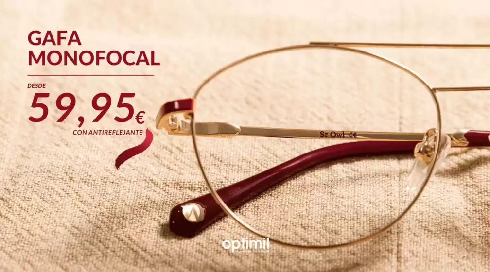 Catálogo Optimil en Sabiñánigo | Gafa Monofocal | 2025-10-17T00:00:00.000Z - 2025-10-31T00:00:00.000Z