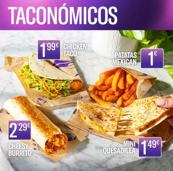 Catálogo Taco Bell en Algeciras | Ofertas | 2025-10-17T00:00:00.000Z - 2025-10-29T00:00:00.000Z