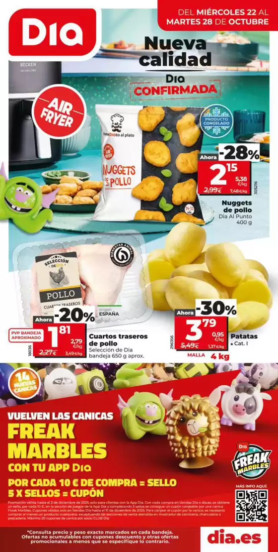 Nueva Calidad Dia del 22/10 al 28/10