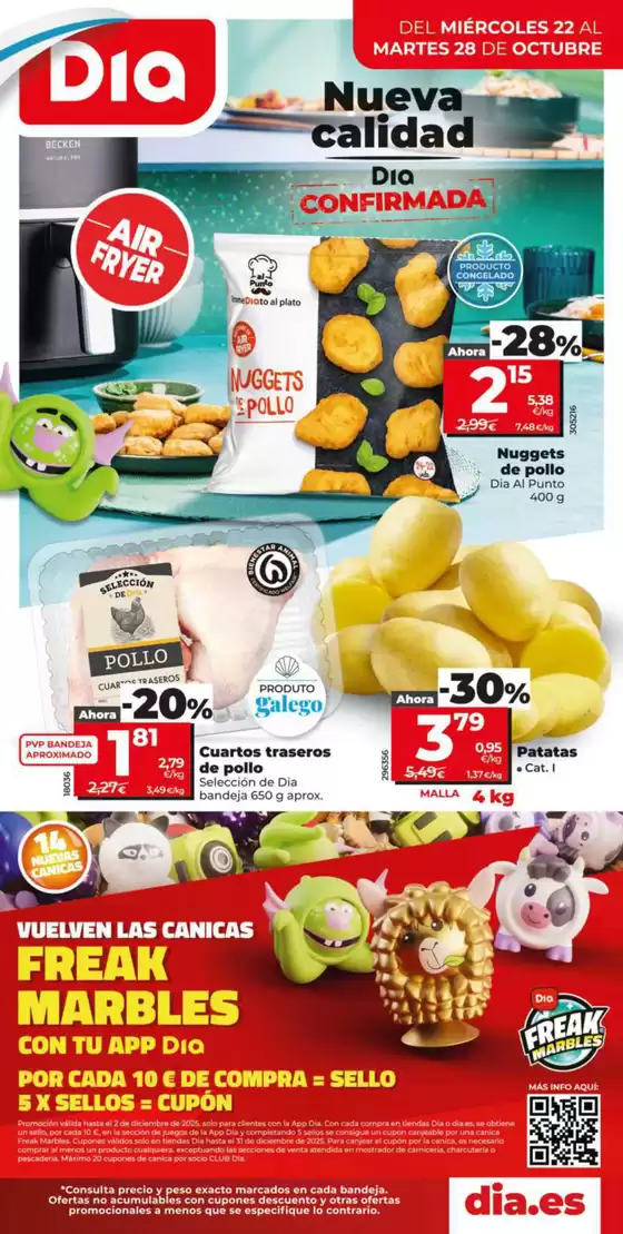 Nueva Calidad Dia del 22/10 al 28/10