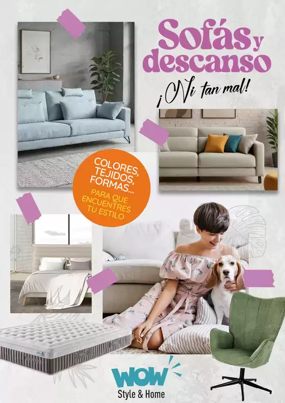 Catálogo WOW Málaga, Style&Home by Mubak en Bilbao | Sofás y Descanso | 2025-10-20T00:00:00.000Z - 2025-12-31T00:00:00.000Z