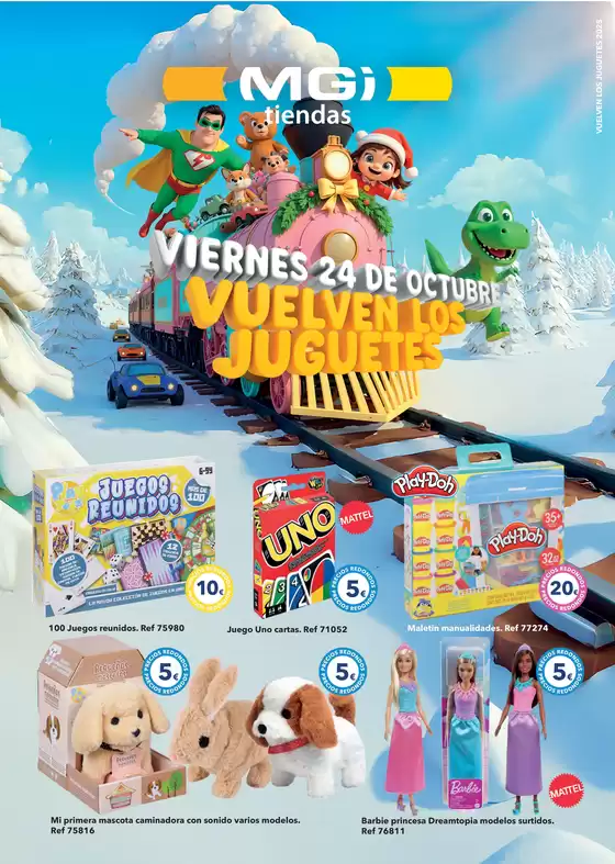 Catálogo Tiendas MGI | Vuelven Los Juguetes | 2025-10-20T00:00:00.000Z - 2025-11-10T00:00:00.000Z