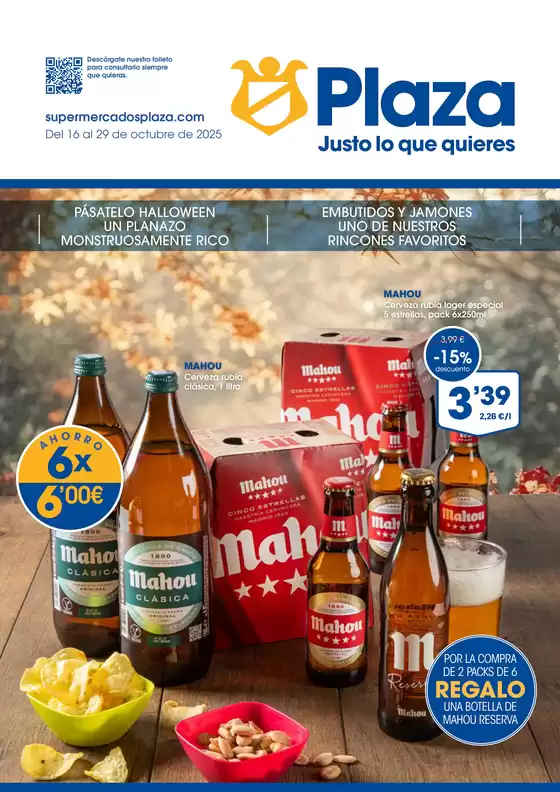 Catálogo Supermercados Plaza en Allariz | Del 16 al 29 de octubre de 2025 | 2025-10-20T00:00:00.000Z - 2025-10-29T00:00:00.000Z